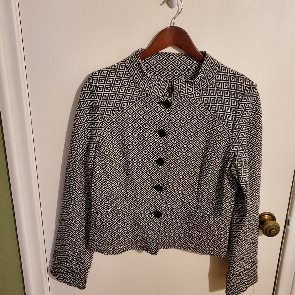 Nicole by Nicole Miller Cotton Blend Jacket